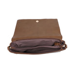 Borsa a Tracolla in Polyurethane Marrone