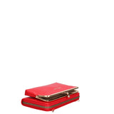 Portafoglio Donna in Pelle Vegana Rosso