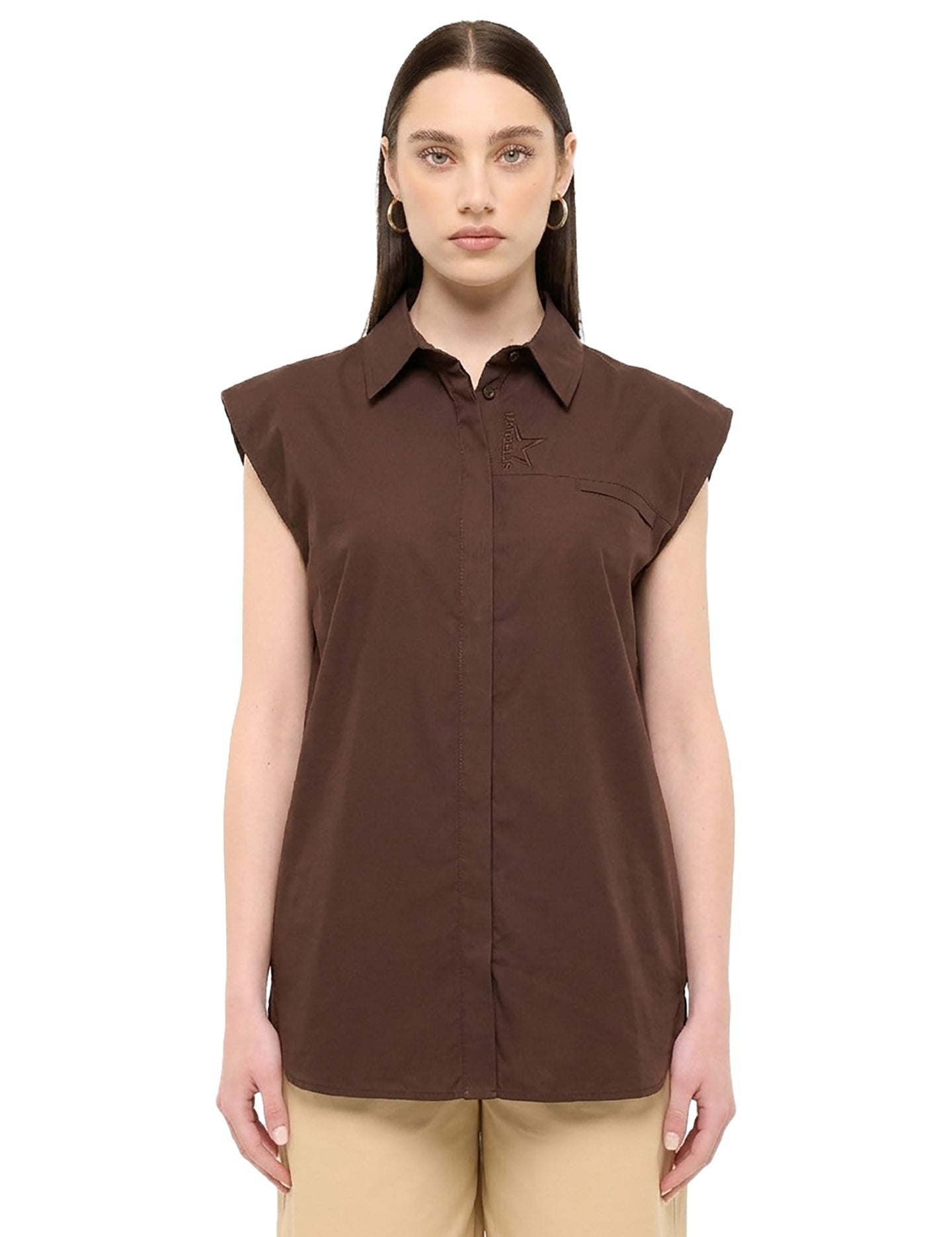 Camicia Donna Novara Lux in Cotone T.moro Marc Ellis