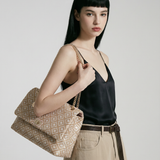 Borsa a Spalla in Poliestere Beige Kassandra