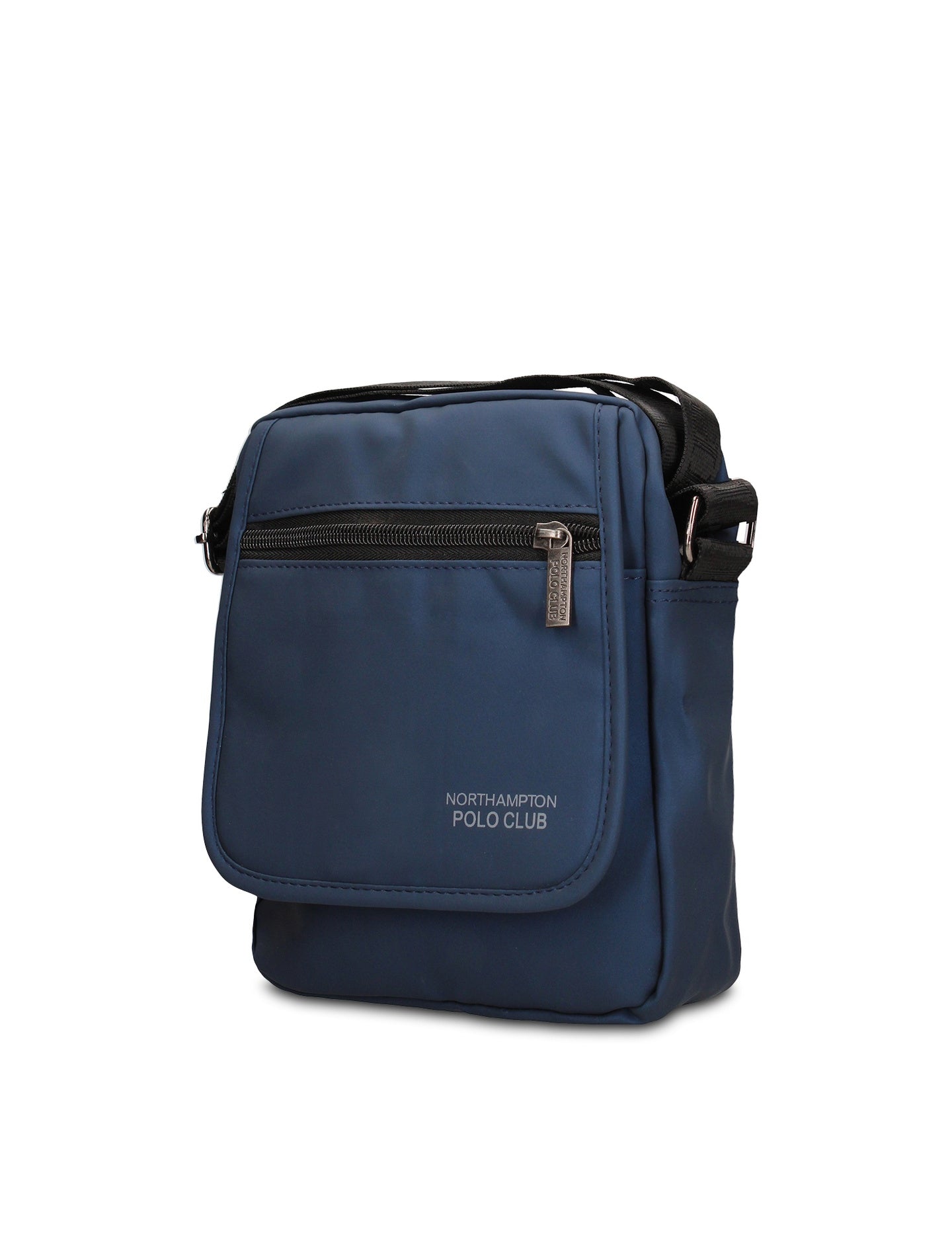 Borsa a Tracolla in 100% Pu Vegan Leather Blu