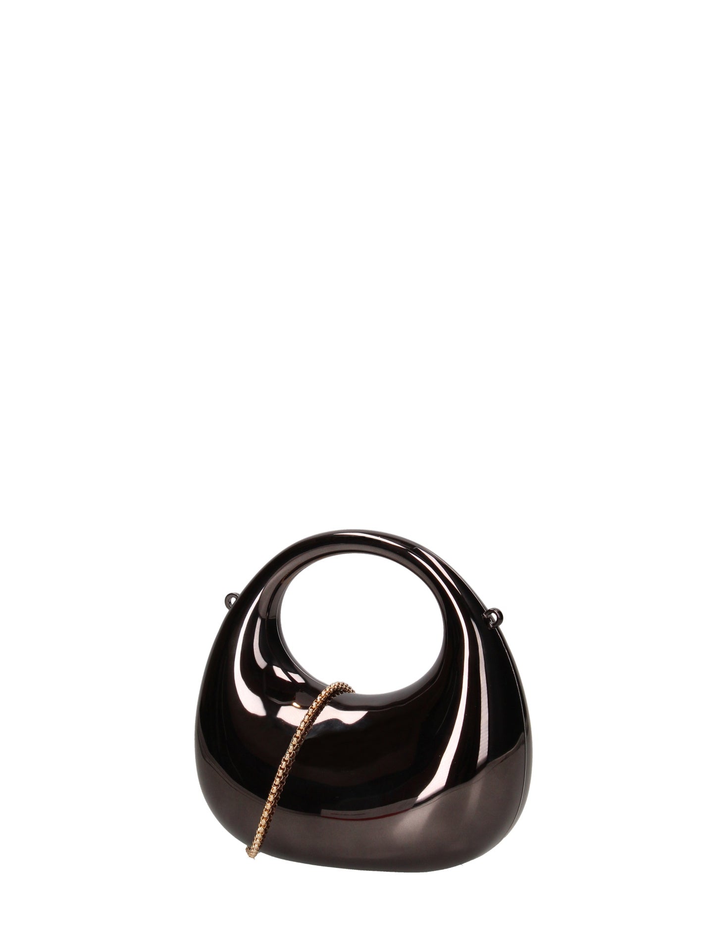 Opale Borsa a Tracolla in Pvc Nero