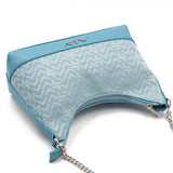 ALV Damen-Schultertasche – Hellblau