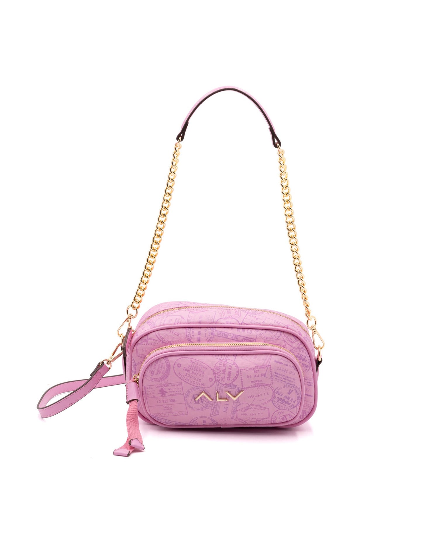 Borsa A Tracolla da donna ALV - Rosa