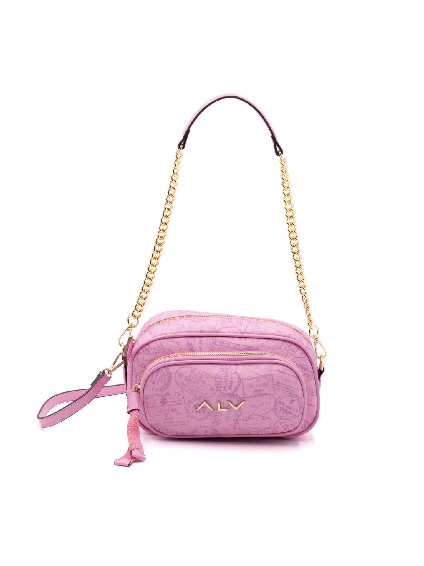 Borsa A Tracolla da donna ALV - Rosa