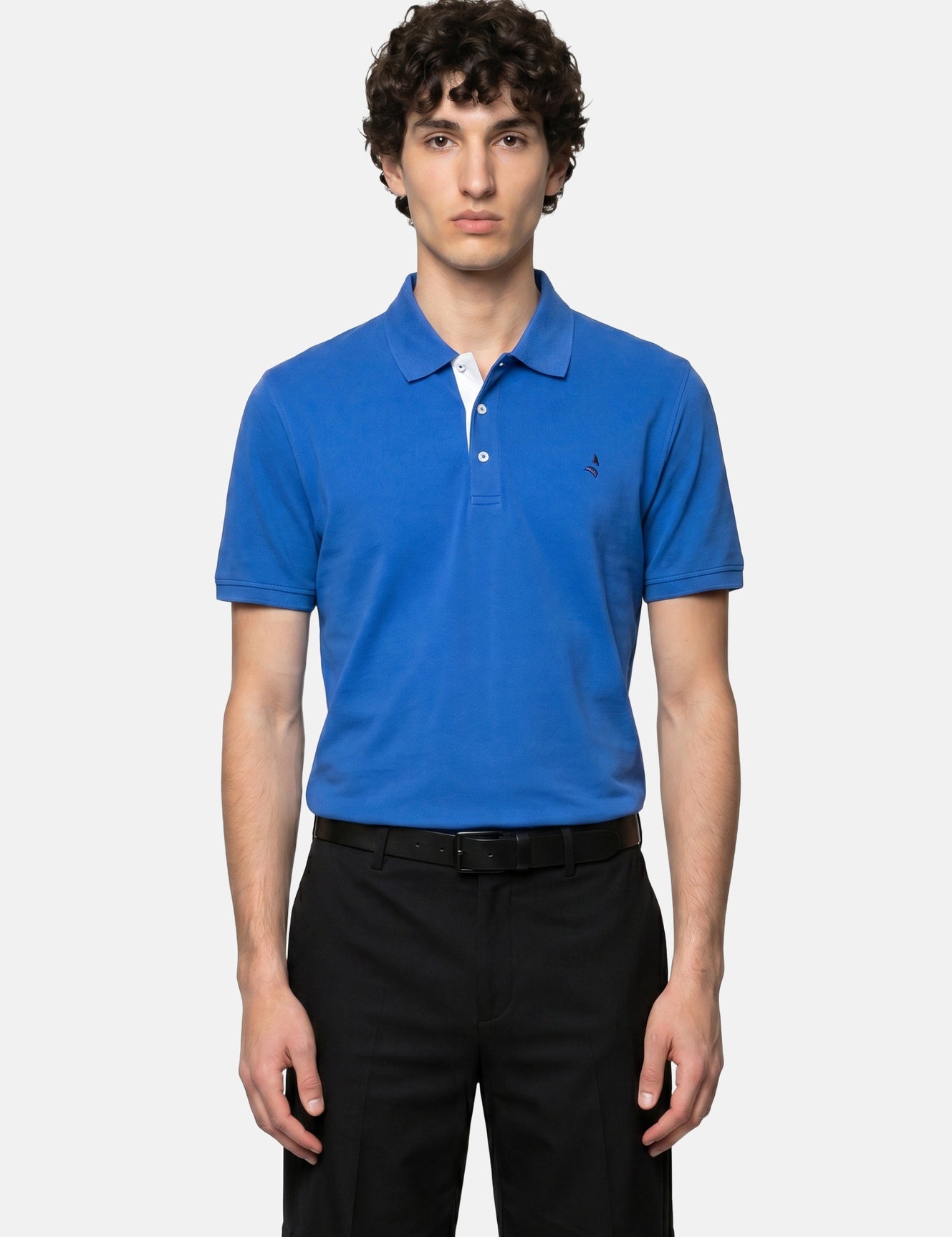 Camicia in Cotone Cielo Scuro Navigare