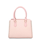 Bolso de mano rosa de piel vegana