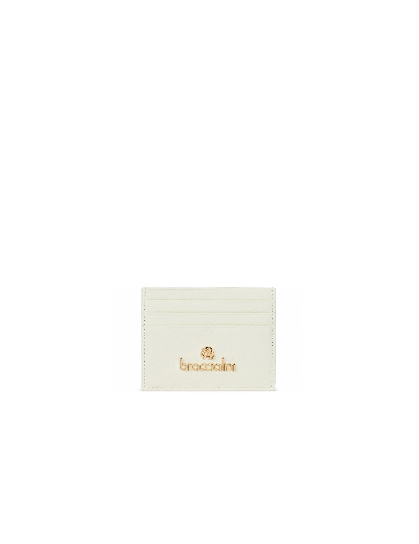 Porta Carte in Poliestere Bianco Braccialini