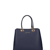 Borsa a Spalla in Pelle Vegana Blu Pierre Cardin