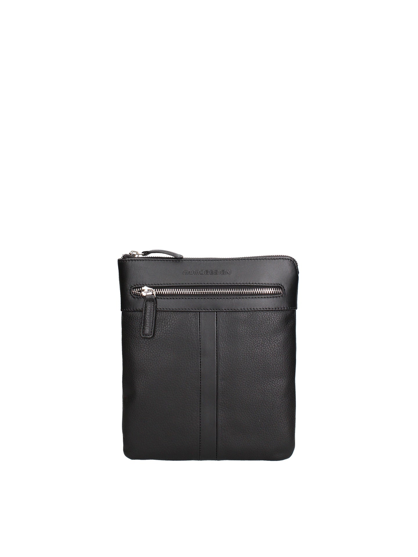 Borsa a Tracolla in Vera Pelle Nero