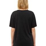 T-shirt Donna in Cotone Nero