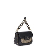 Borsa a Spalla in Poliestere Nero