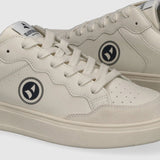 Scarpa stringata in Pelle Vegana Panna