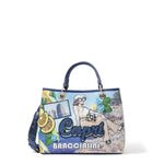 Borsa a Mano in Poliestere Multicolore Braccialini