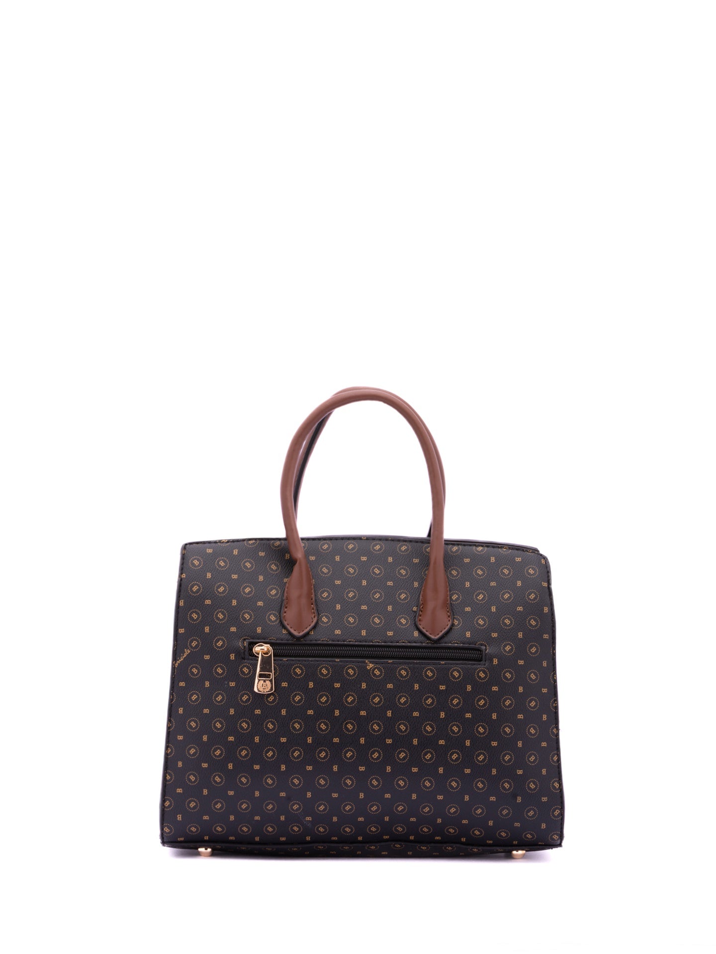 Borsa a Mano in Pelle Vegana Nero