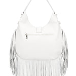 Borsa a Mano in Dollaro Leather Bianco