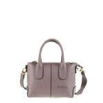 Borsa a Mano in Vera Pelle Taupe Pierre Cardin
