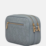 Borsa a tracolla in Pelle Vegana Azzurro