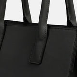 Borsa a spalla in Pelle Vegana Nero