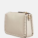 Borsa a tracolla in Pelle Vegana Off-White