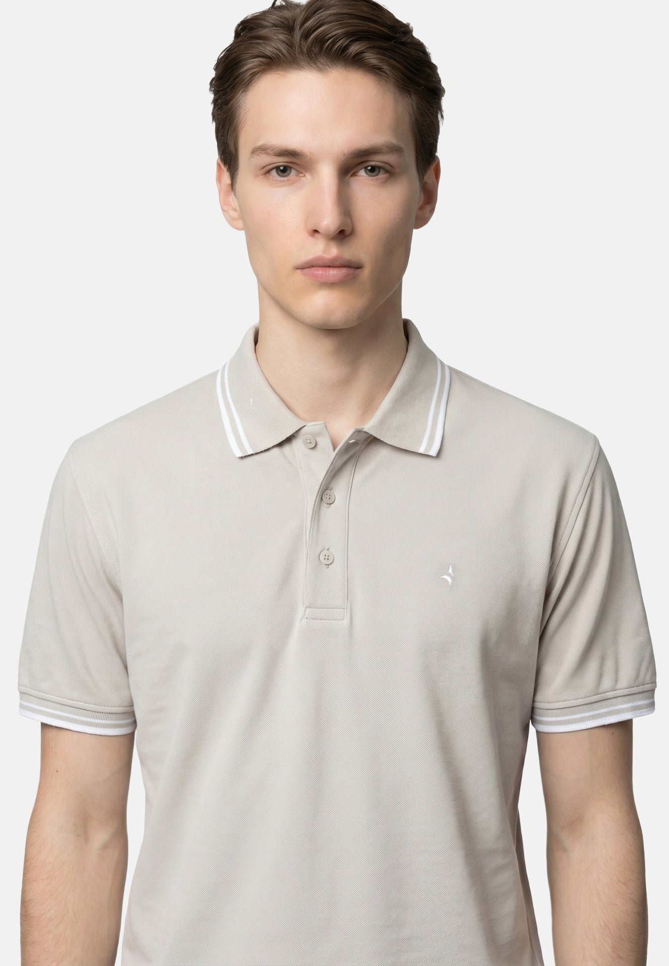 Camicia in Cotone Beige Navigare