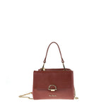 Borsa a Spalla in Vera Pelle Marrone Pierre Cardin