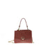 Borsa a Spalla in Vera Pelle Marrone Pierre Cardin