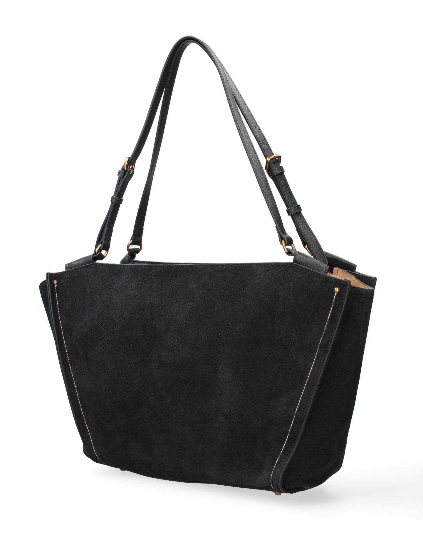 Borsa a Spalla in Vera Pelle Nero