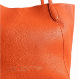 Borsa a Tracolla in Pelle Vegana Arancione