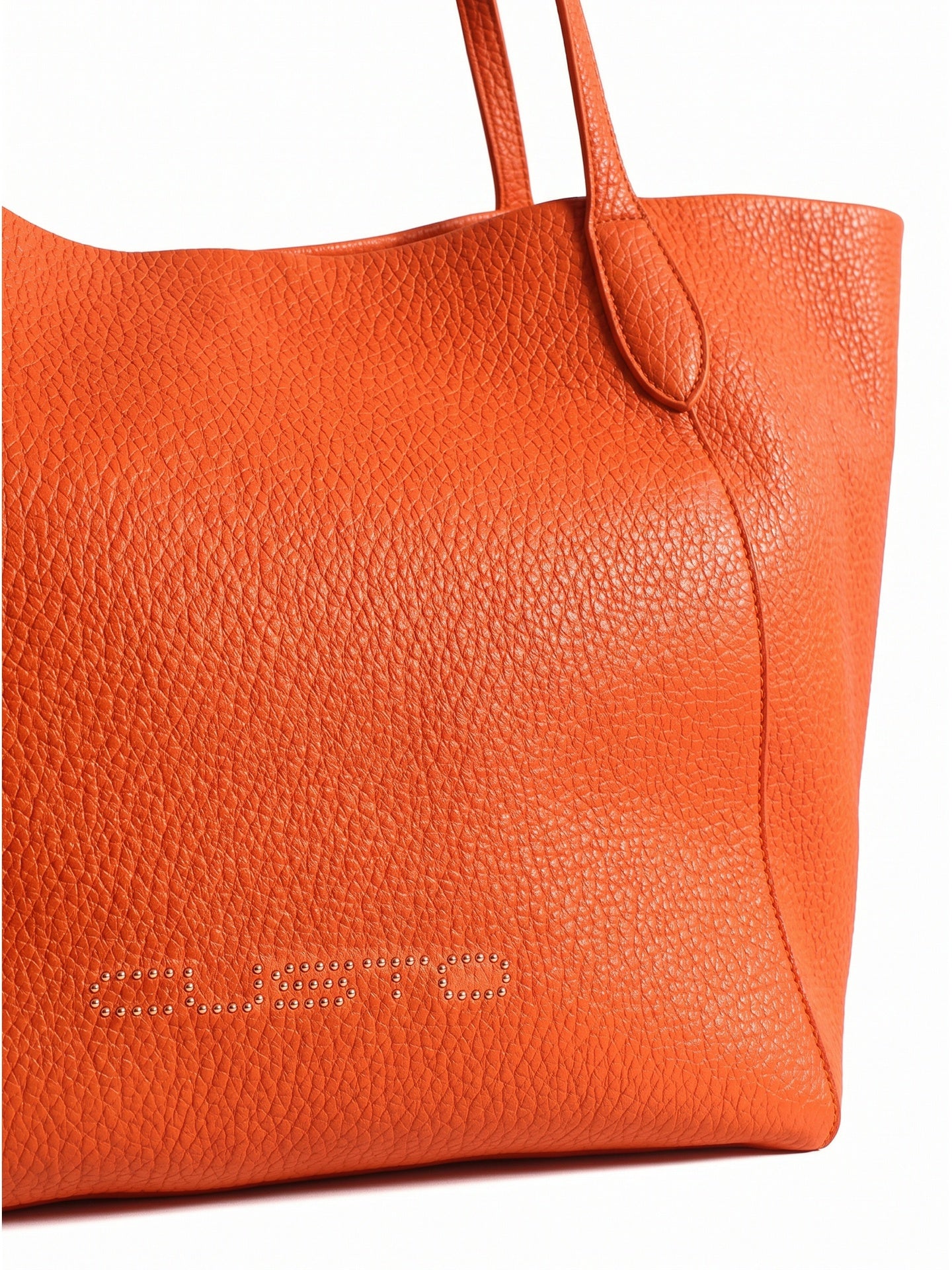 Borsa a Tracolla in Pelle Vegana Arancione