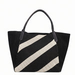 Borsa a Mano in Pelle Vegana Nero