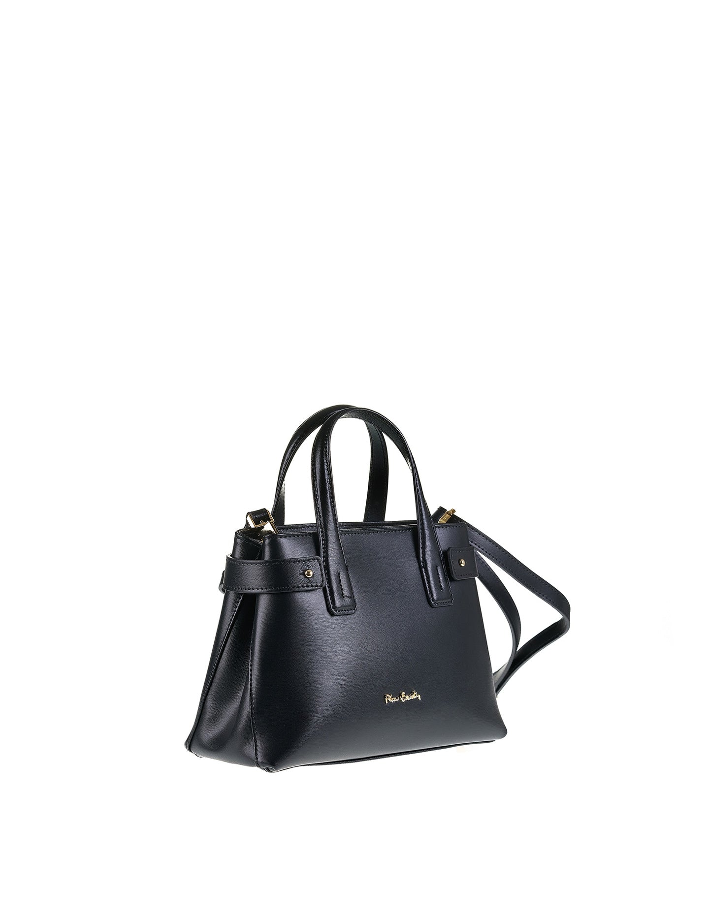 Borsa a Mano in Vera Pelle Nero