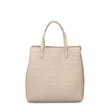 Borsa a Mano in Pelle Vegana Beige