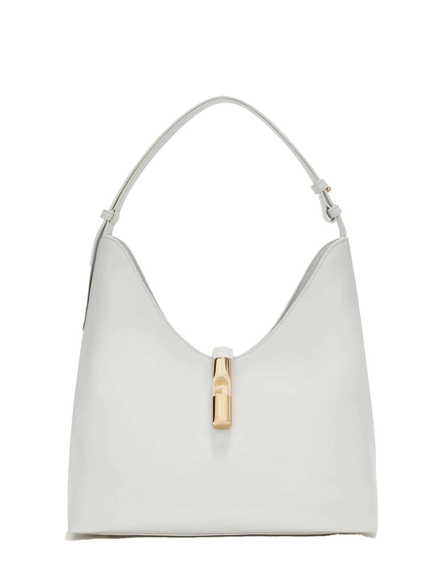 Borsa a Spalla in Pelle Ruga Bianco Furla