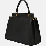 Borsa a spalla in Pelle Vegana Nero