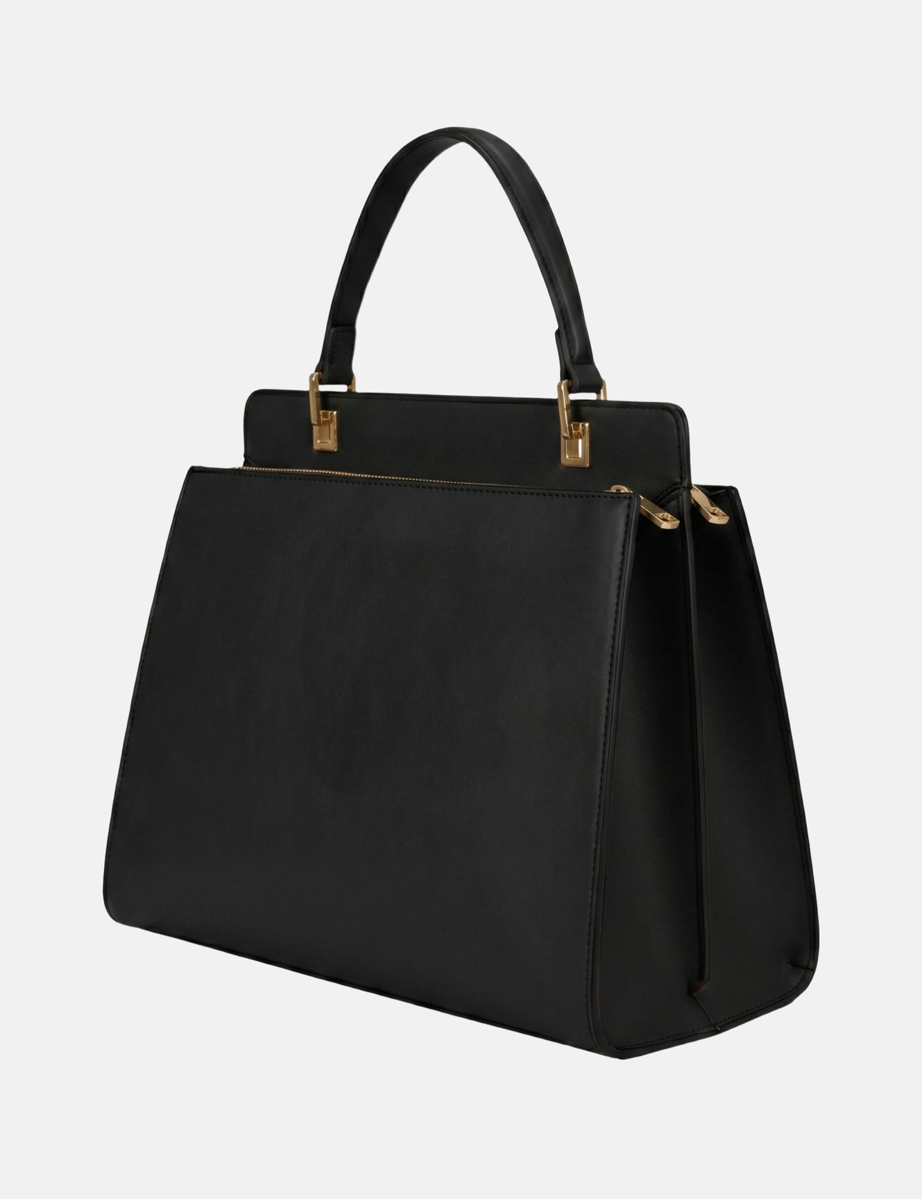 Borsa a spalla in Pelle Vegana Nero