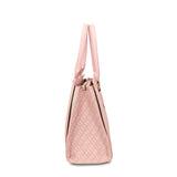 Bolso de mano rosa de piel vegana