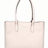 Borsa a Spalla in Pelle Vegana Beige Pierre Cardin