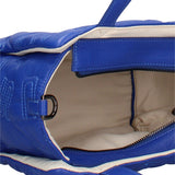 Borsa a mano CUSTO - Bluette e Bianco