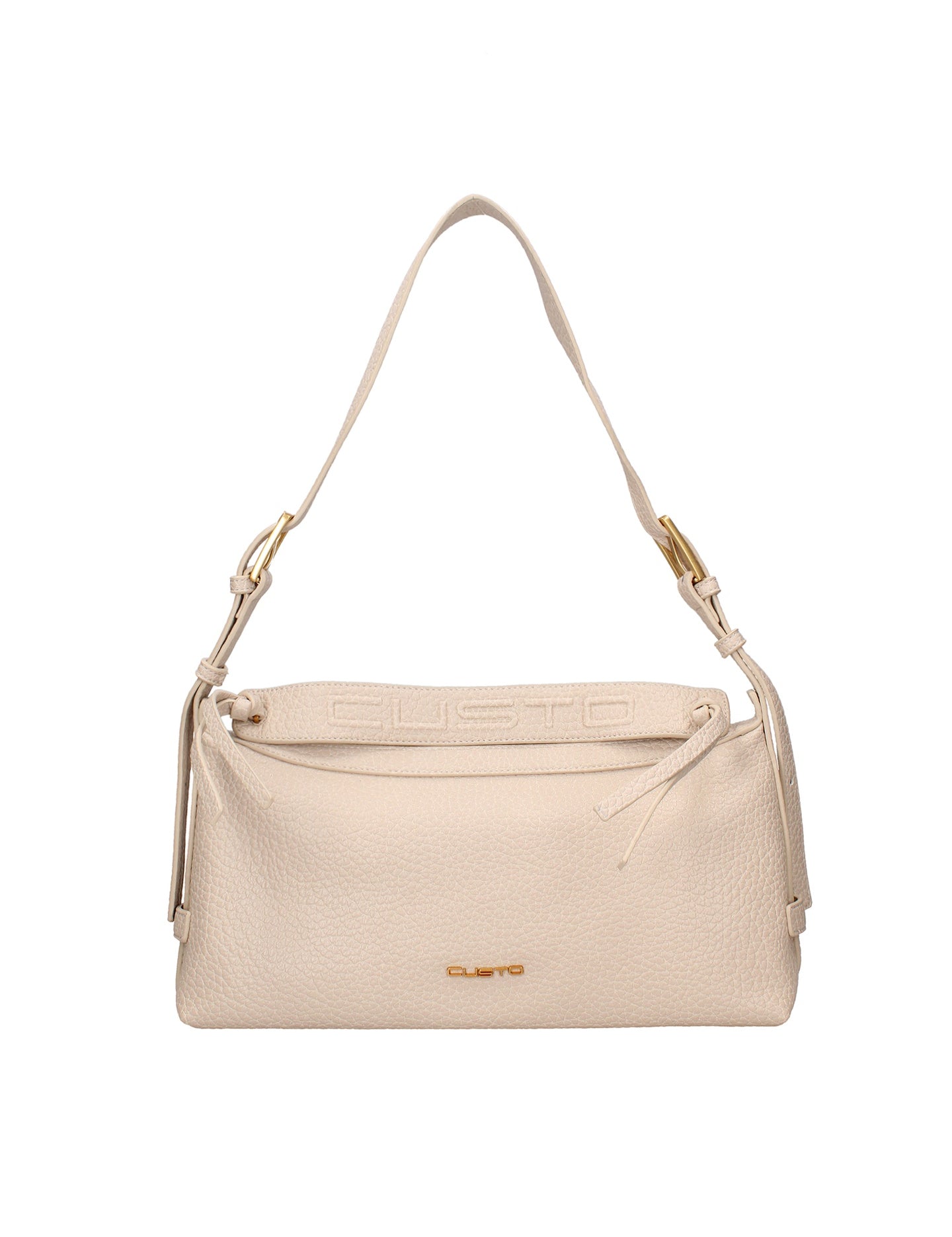 Borsa a spalla CUSTO - Latte