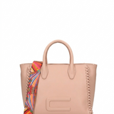 Borsa a mano in Pelle Vegana Nude