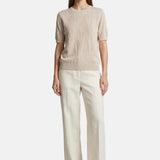 Vestito in Viscosa Beige