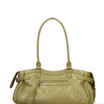 Borsa a Mano in Vera Pelle Verde Chiara Ferretti