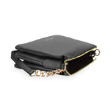 Borsa a Spalla in Pelle Vegana Nero
