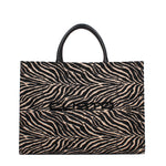 Borsa a spalla CUSTO - Zebrato