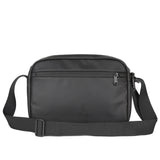 Bolso de hombro unisex Zenitho Elite en algodón negro.