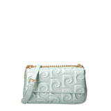 Borsa a Tracolla in Polyester Verde Pierre Cardin
