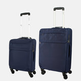 Borsa shopper in Poliestere Navy
