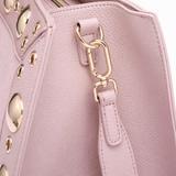 Borsa Shopper in Pelle Vegana Rosa