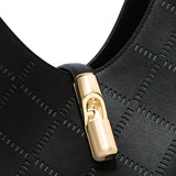 Borsa a Spalla in Pelle Ruga Nero